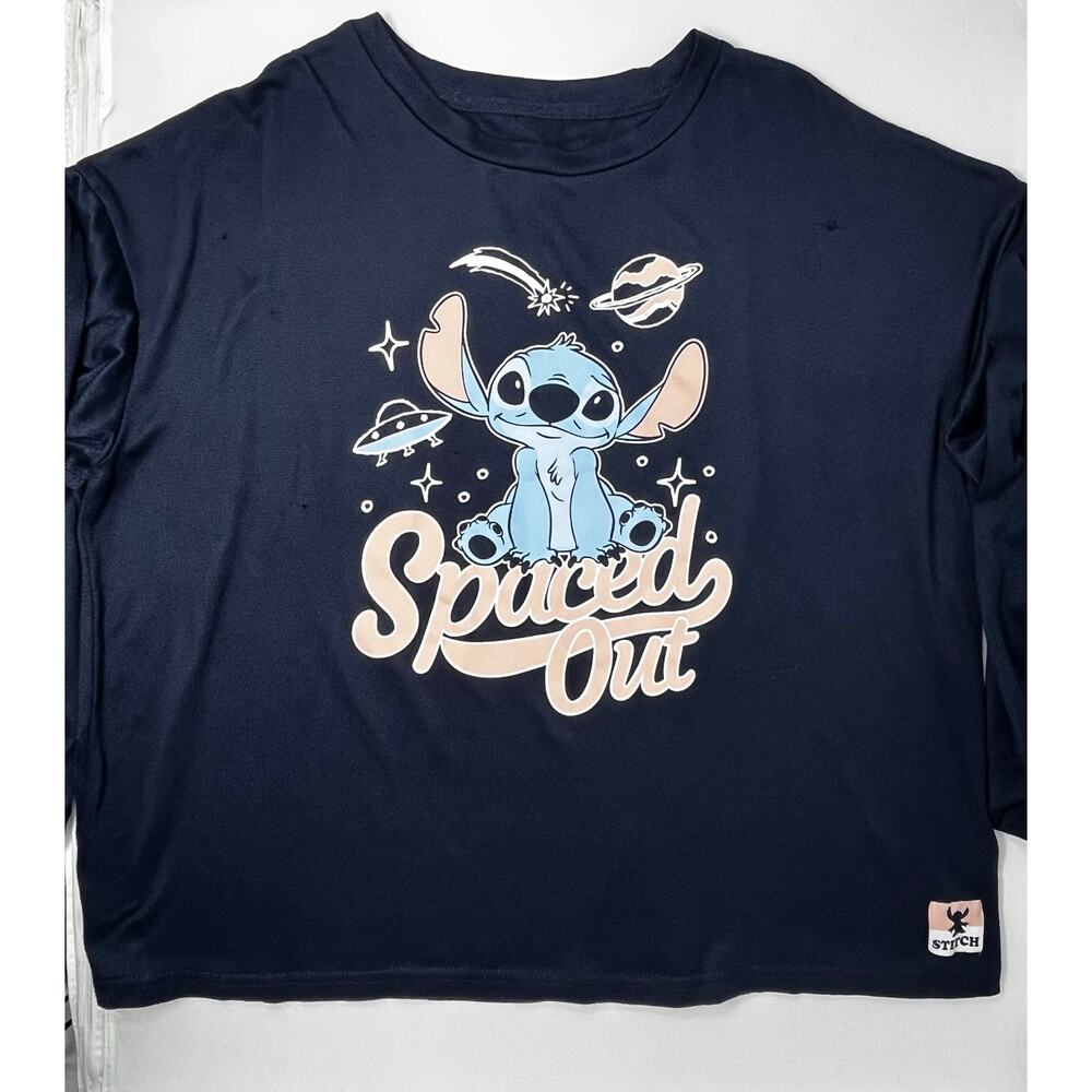 Disney Stitch Poly blend Women's Long Sleeve Poly Blend size XL Pre-Owned fair